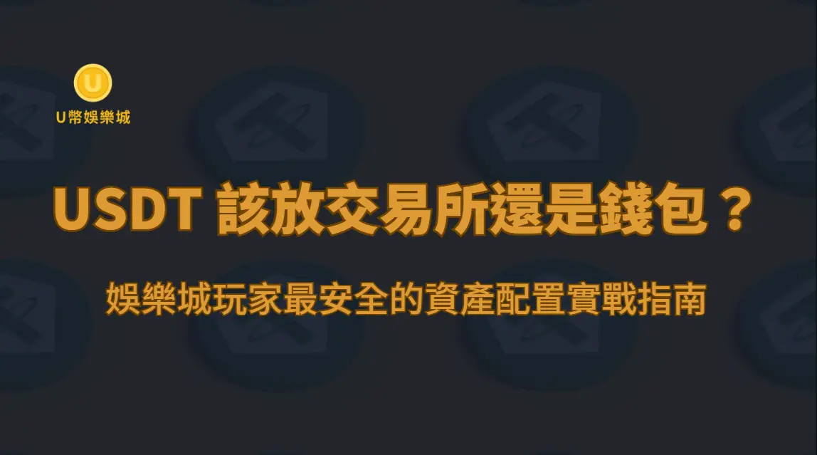 USDT 該放交易所還是錢包？娛樂城玩家最安全的資產配置實戰指南