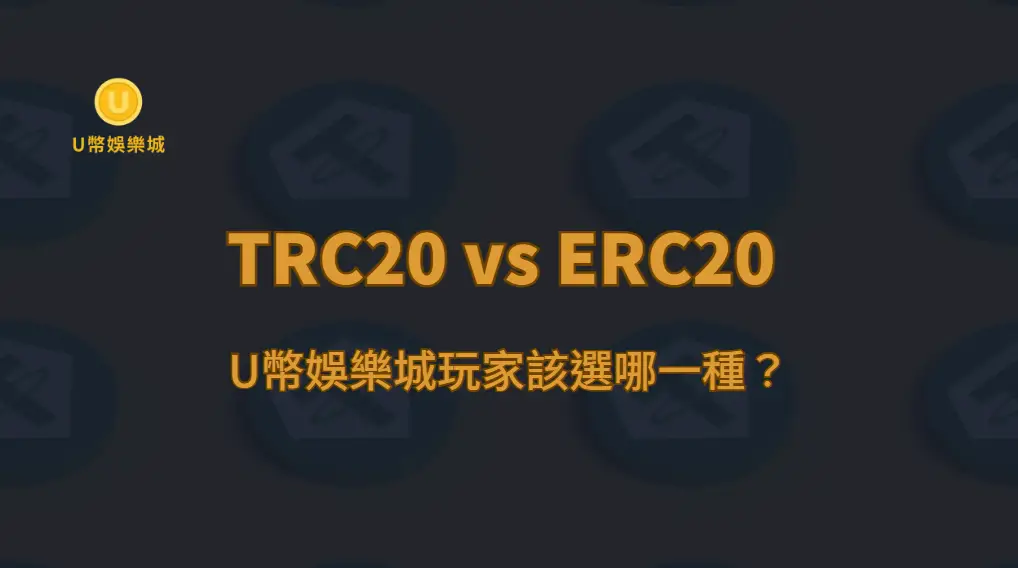 TRC20 vs ERC20 USDT 存提款比較：U幣娛樂城玩家該選哪一種？
