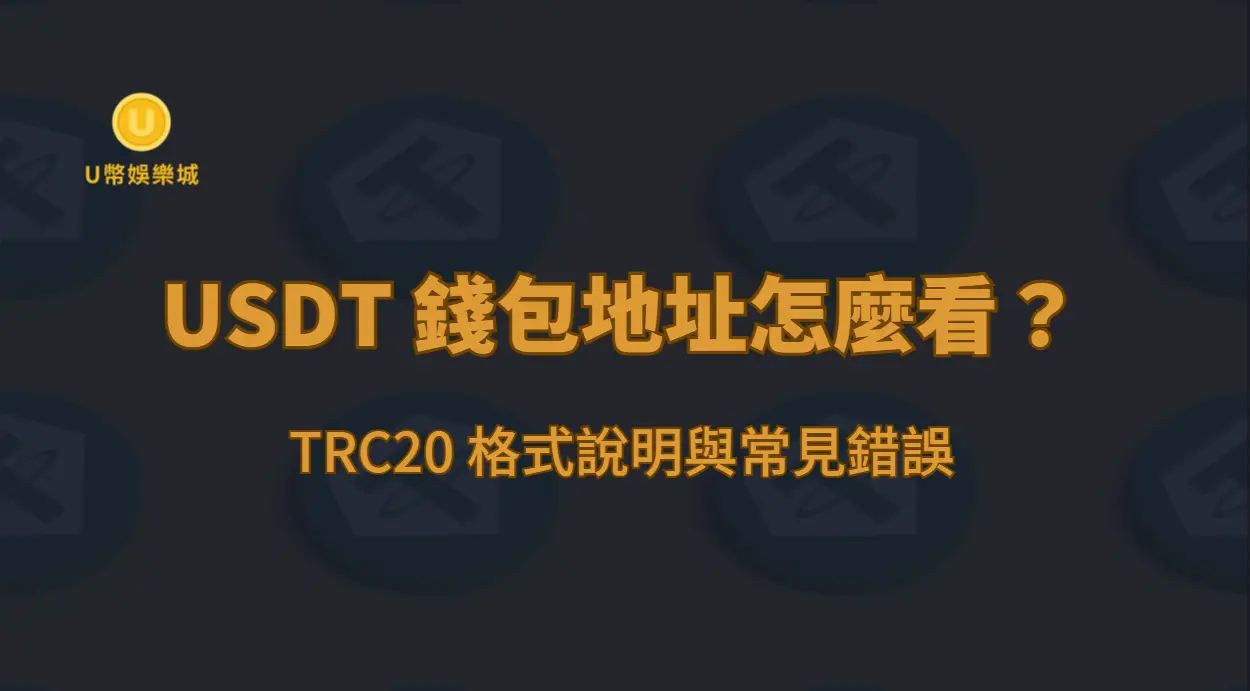 USDT 錢包地址怎麼看？TRC20 格式說明與常見錯誤（2026）