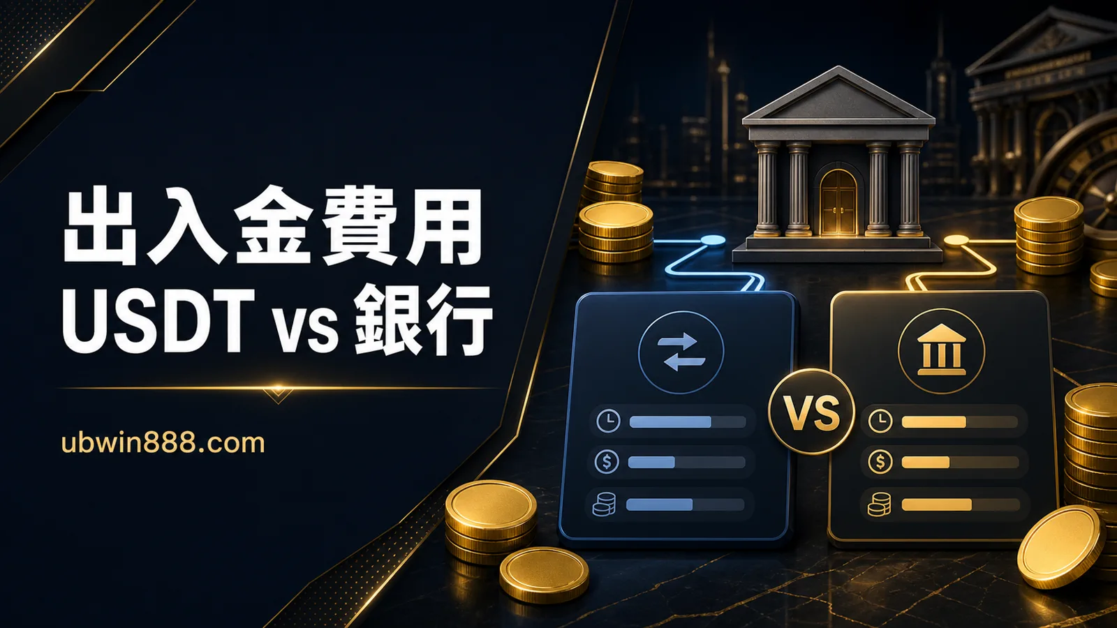 娛樂城出入金手續費比較：USDT vs 銀行轉帳哪個更划算（2026）